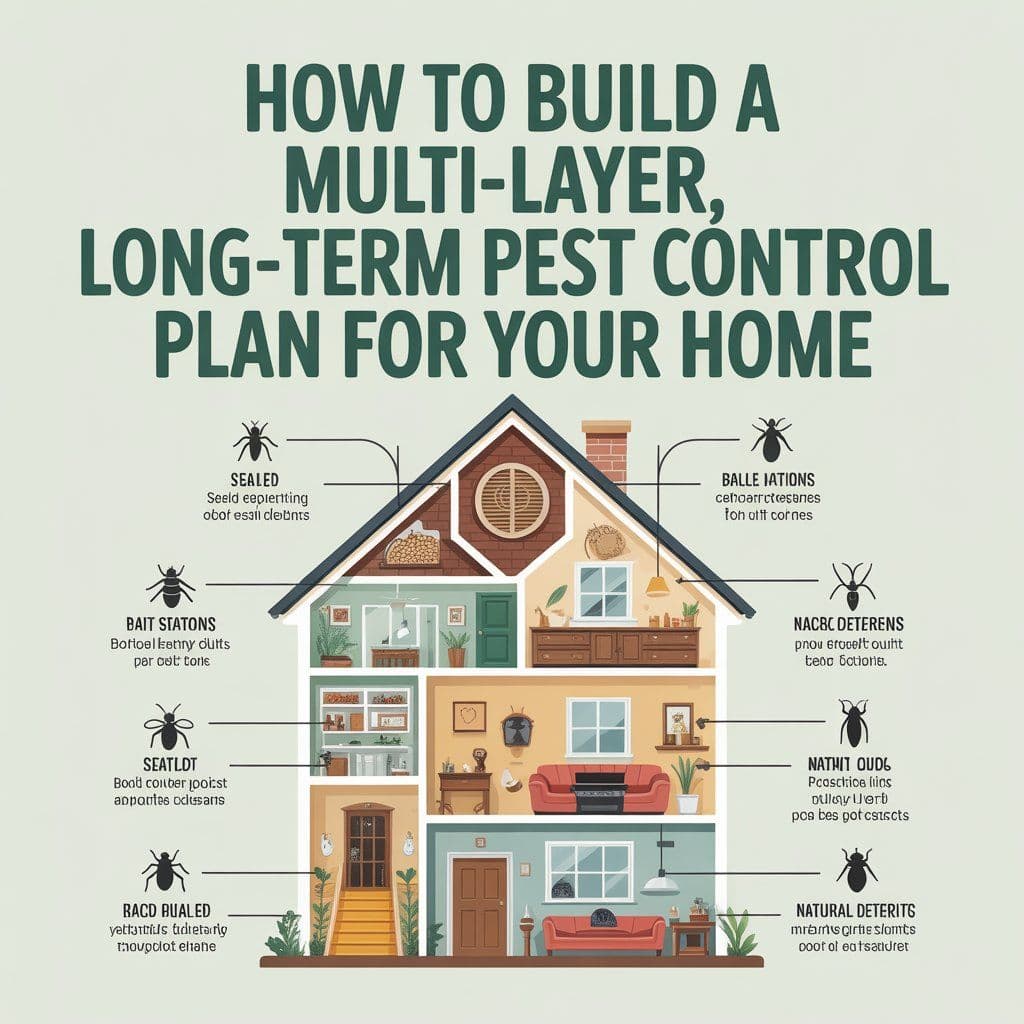 How to build a multi layer, long term pest control plan for your home