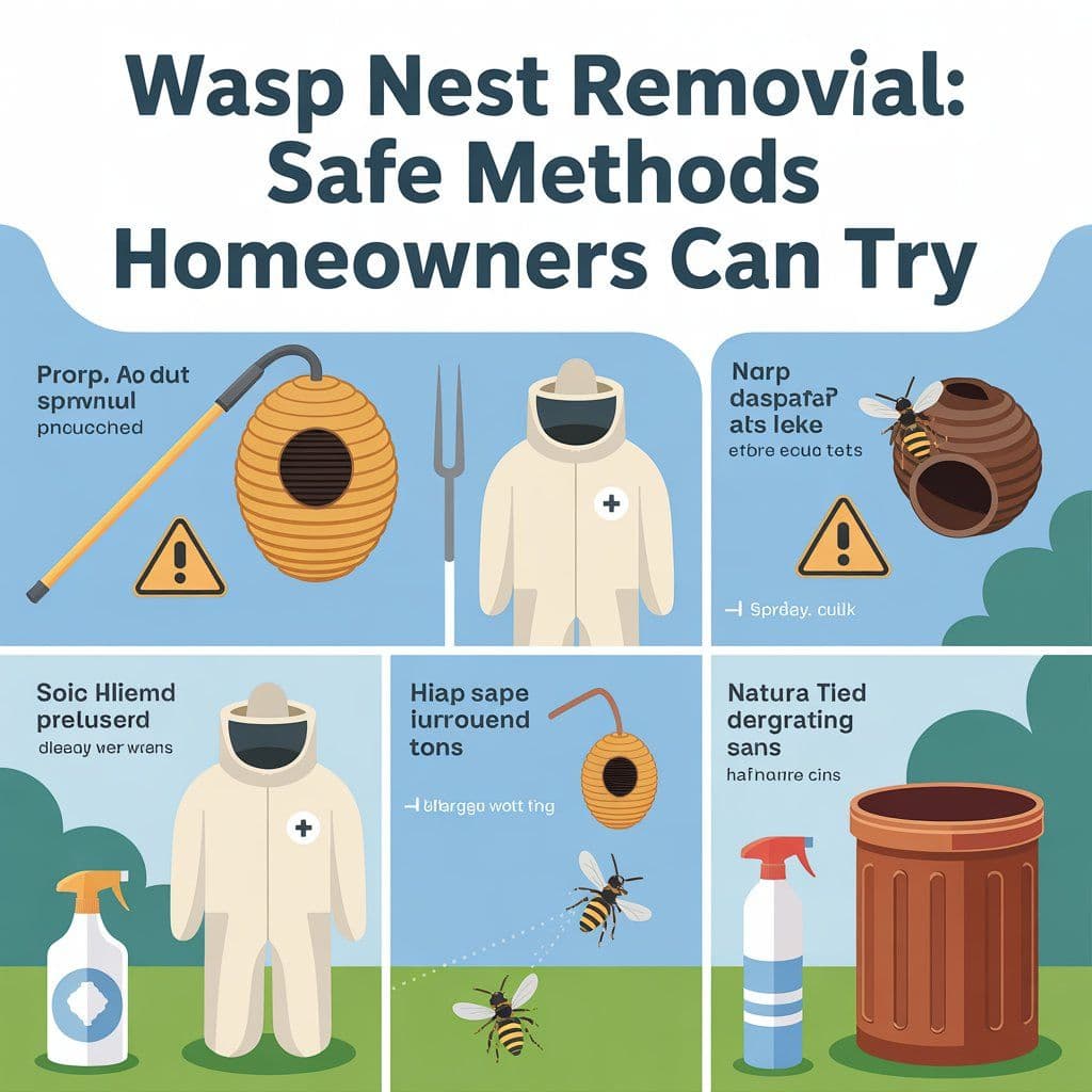Wasp Nest Removal Safe Methods Homeowners Can Try