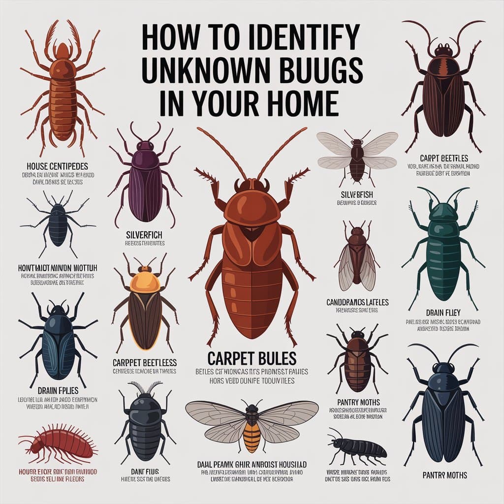 How to Identify Unknown Bugs Found in Your Home