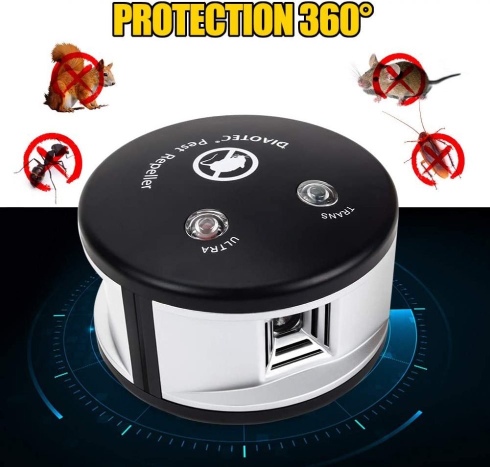 Ultrasonic Mouse repellent 360 degree Protection