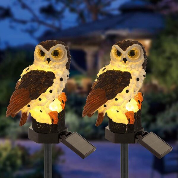 owl solar light