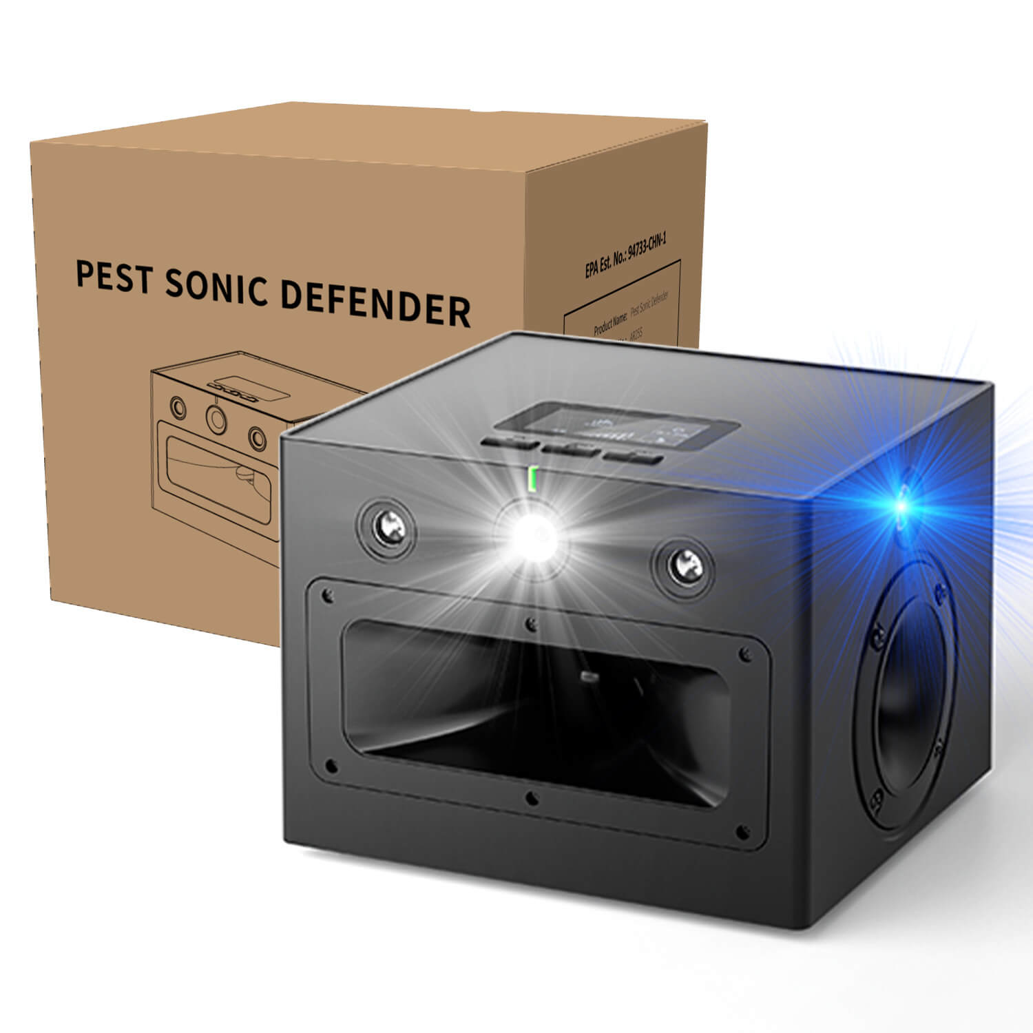 High-Power Ultrasonic Rodent Repeller