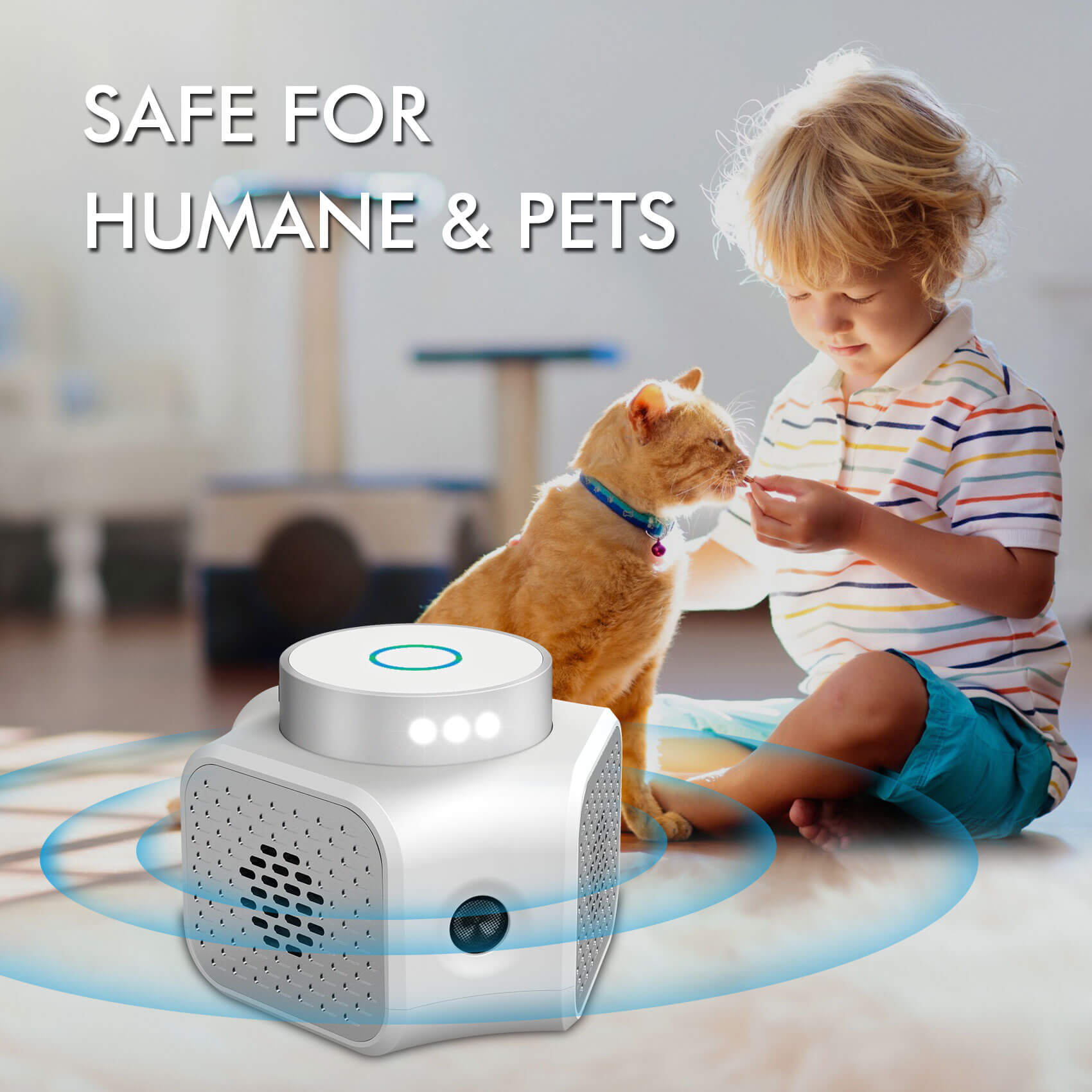 are ultrasonic pest repellers safe for dogs and cats