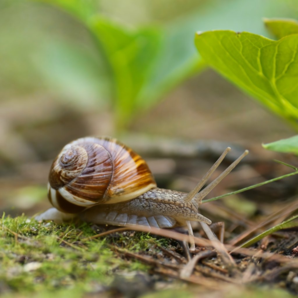 Snails in the garden