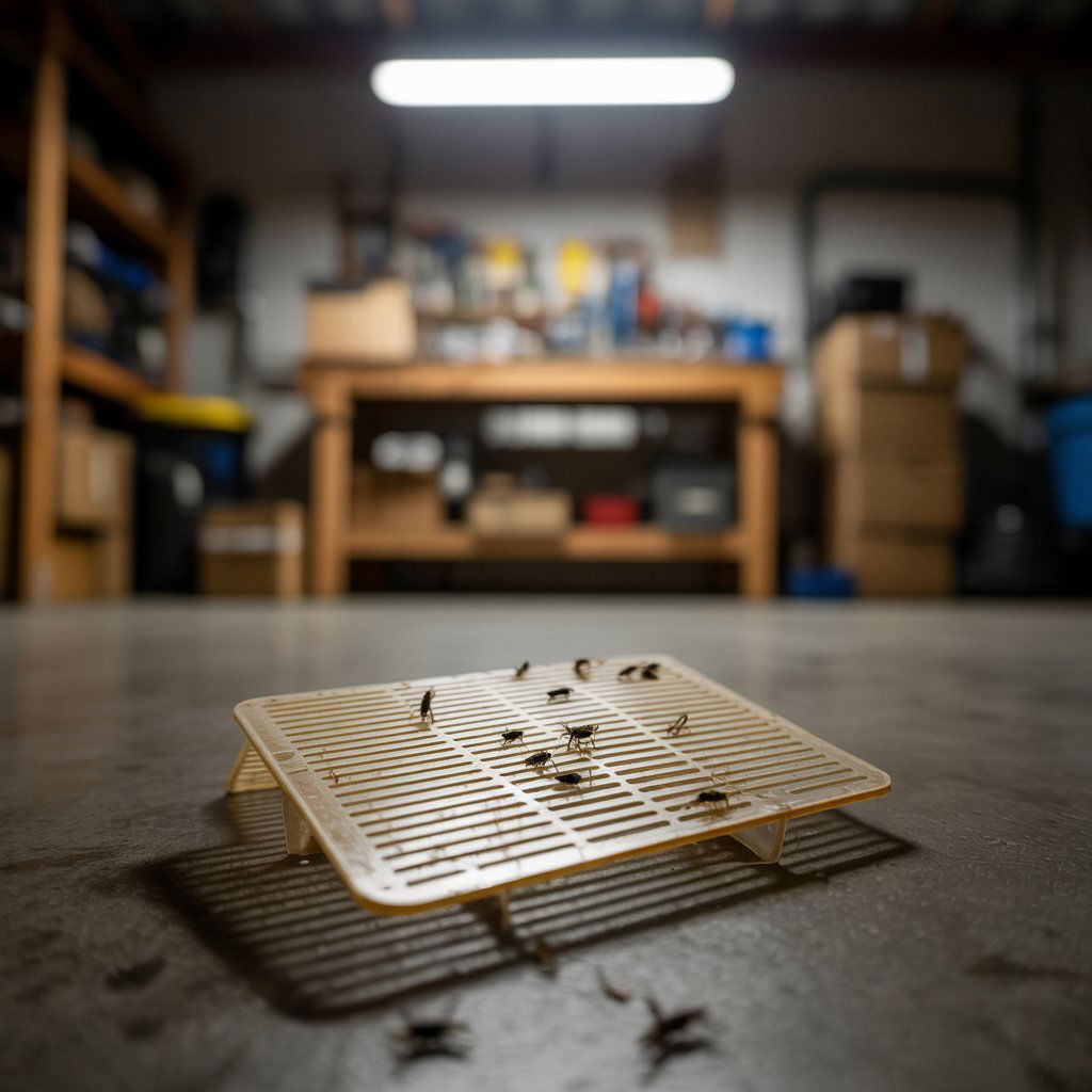 Do flea traps work in garages or basements