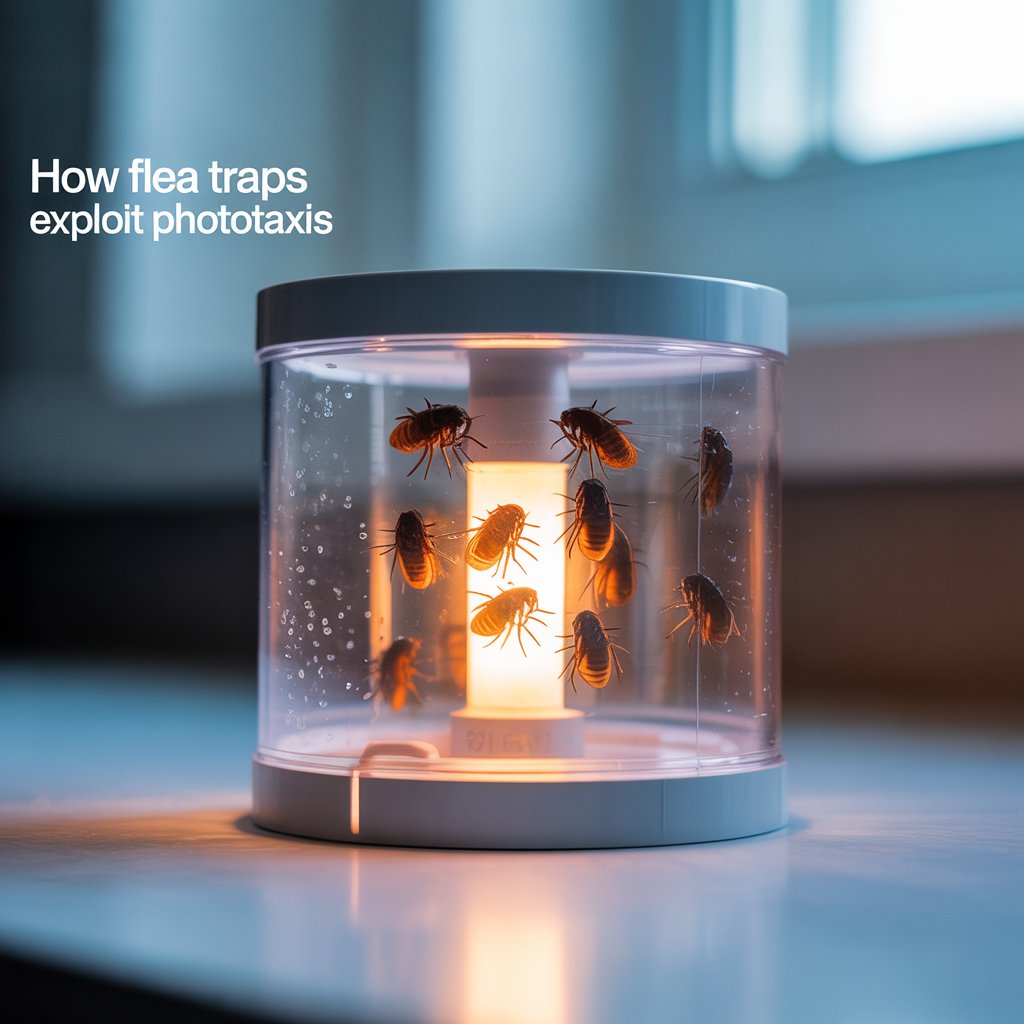 How flea traps exploit phototaxis why light attracts fleas