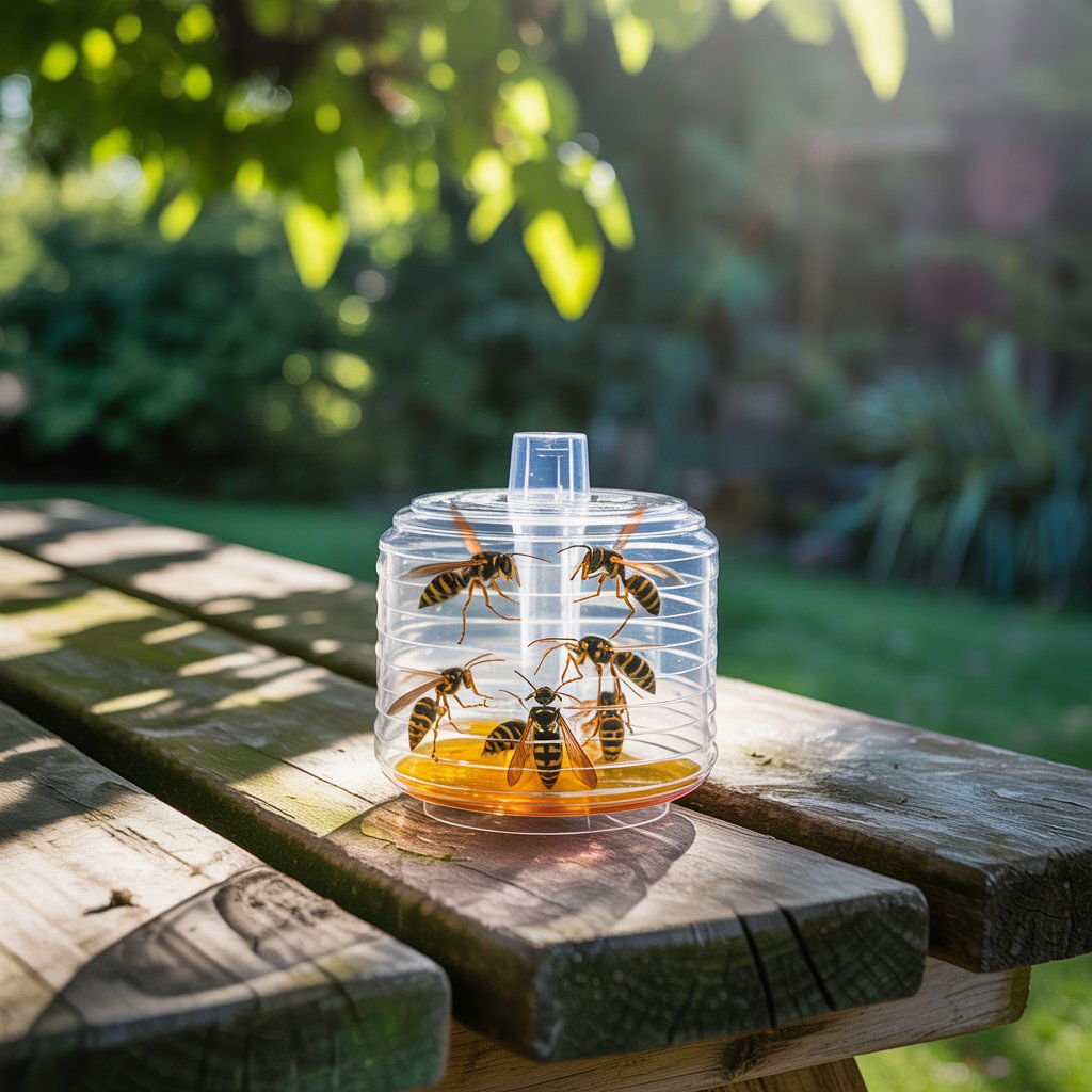 How long does a wasp trap take to work
