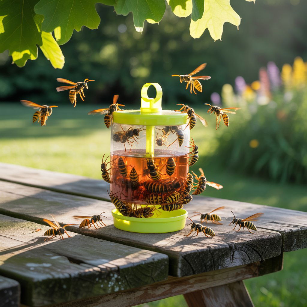 Why do wasp traps attract more wasps