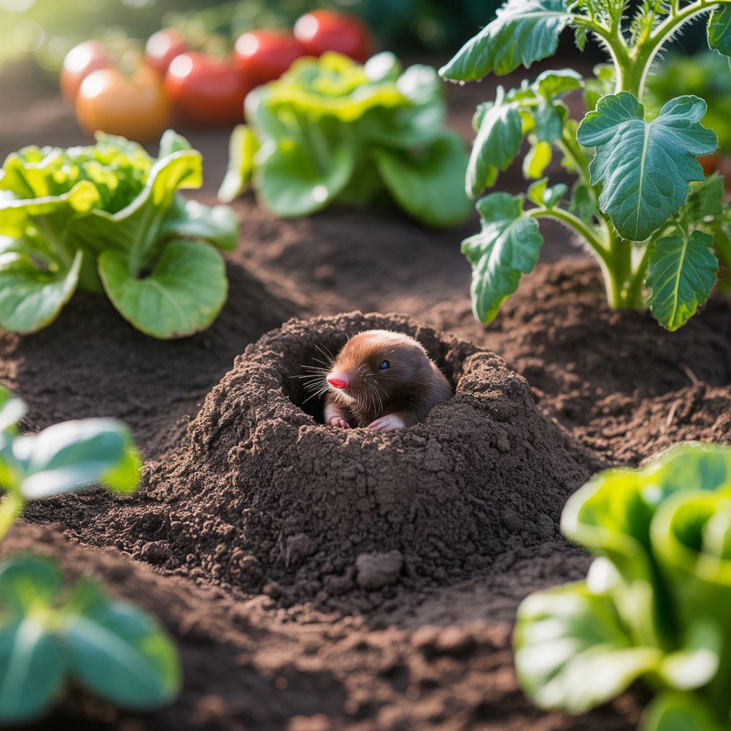 Are moles bad for your garden