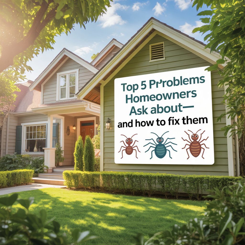Top 5 pest problems homeowners ask about—and how to fix them