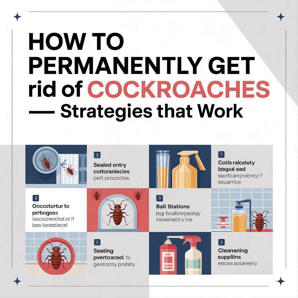 How to permanently get rid of cockroaches — strategies that work