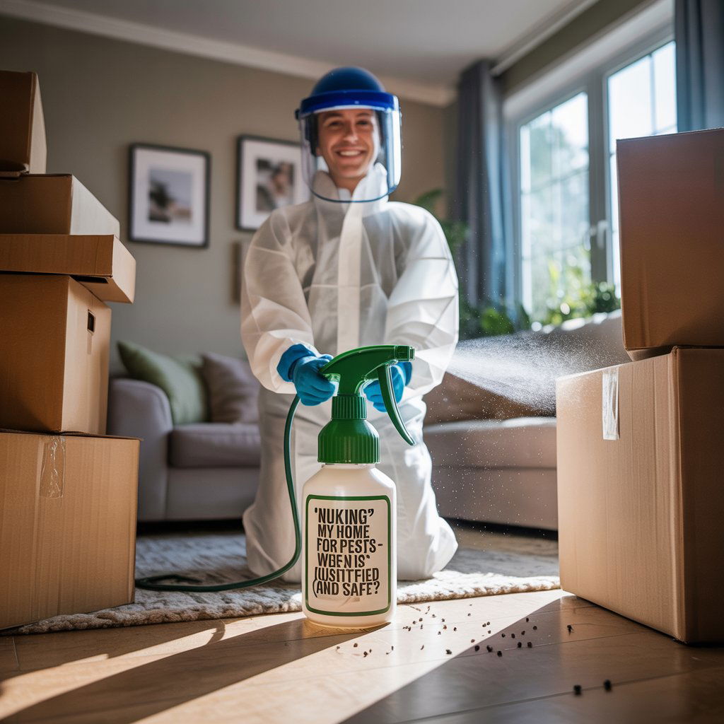 “nuking” my home for pests — when is it justified (and safe)
