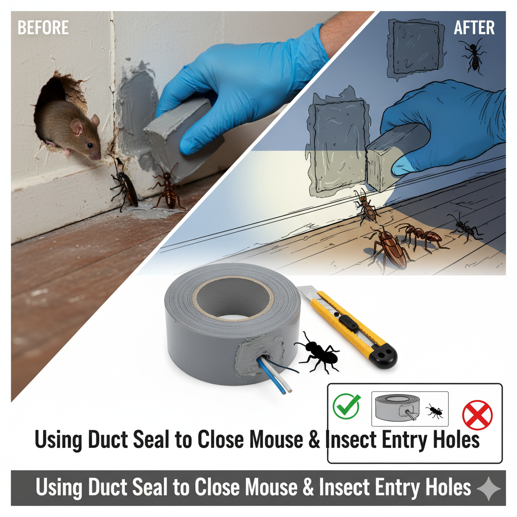 Sealing entry points in your home is a proactive step towards maintaining a pest free environment.