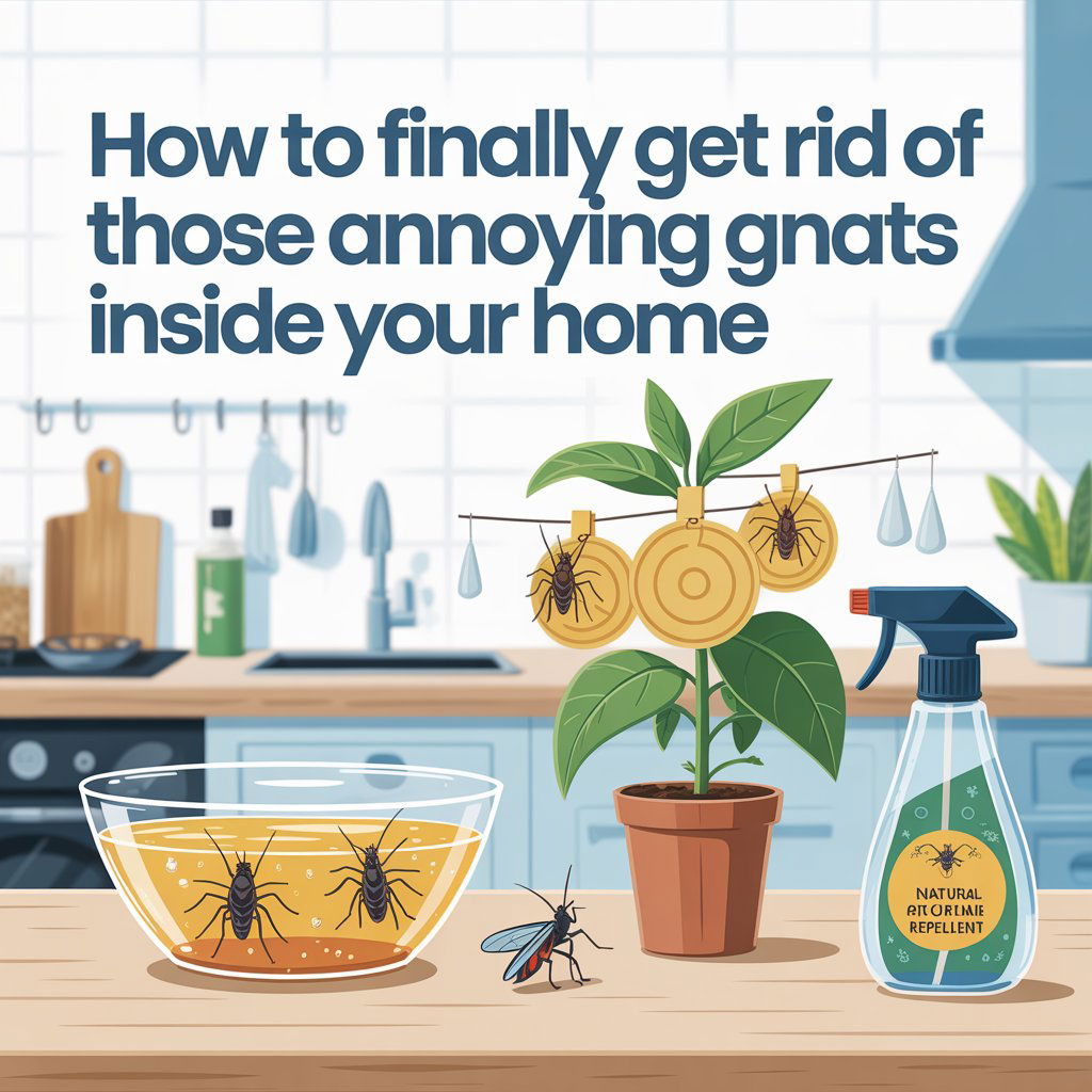 How to Finally Get Rid of Those Annoying Gnats Inside Your Home