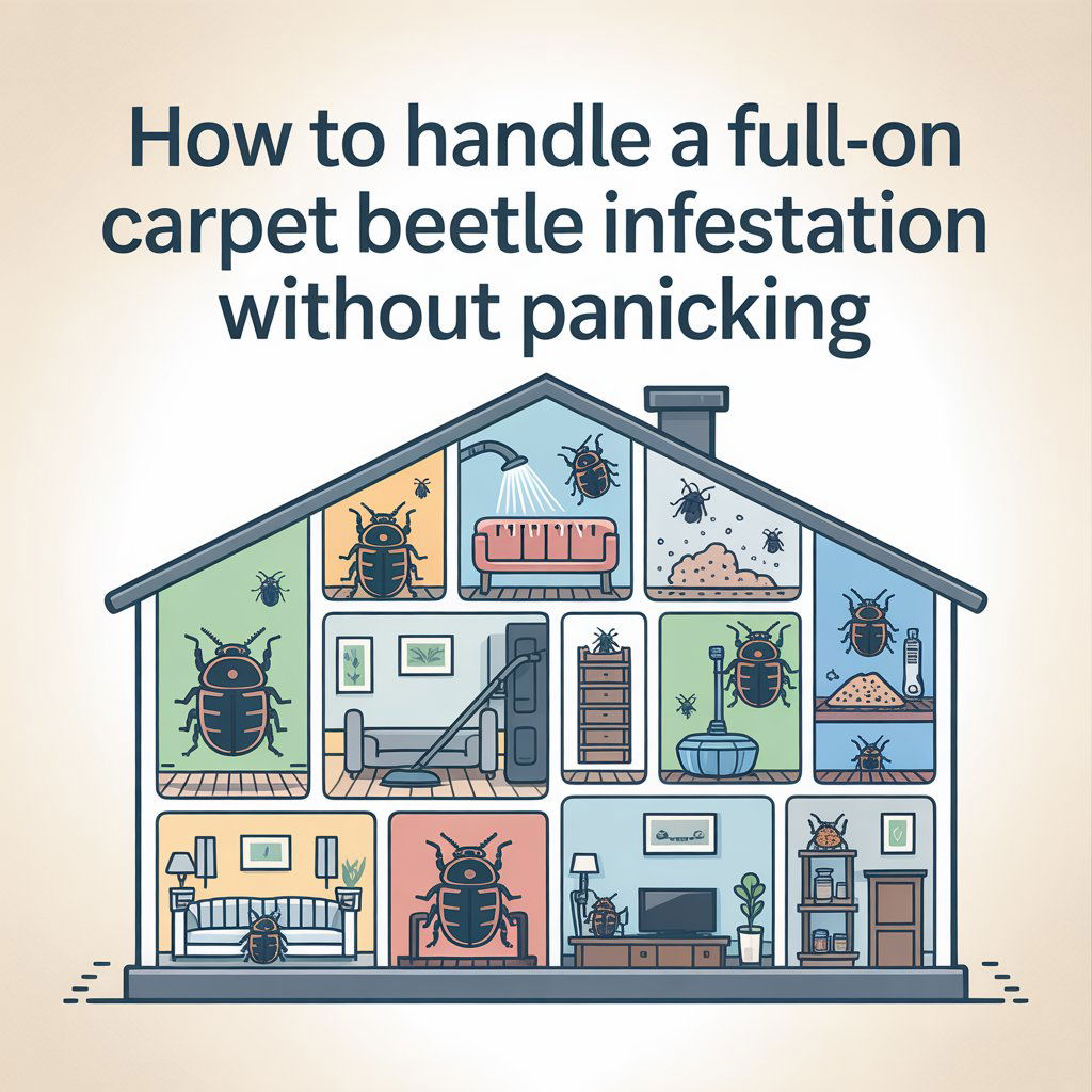 How to Handle a Full On Carpet Beetle Infestation Without Panicking
