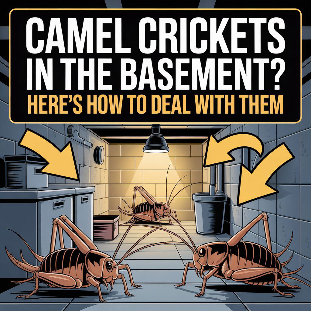 Camel Crickets in the Basement Here’s How to Deal With Them