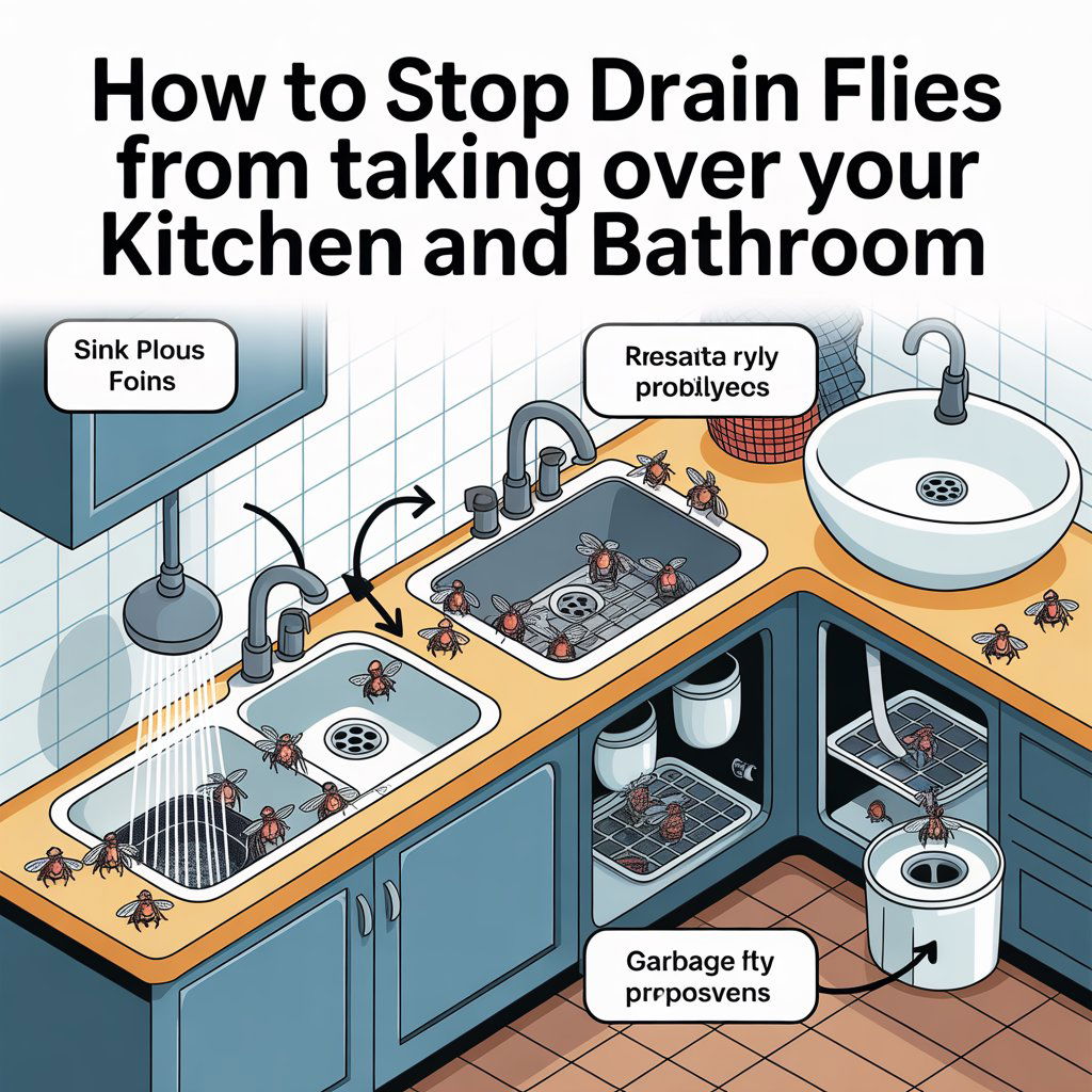 How to Stop Drain Flies From Taking Over Your Kitchen and Bathroom