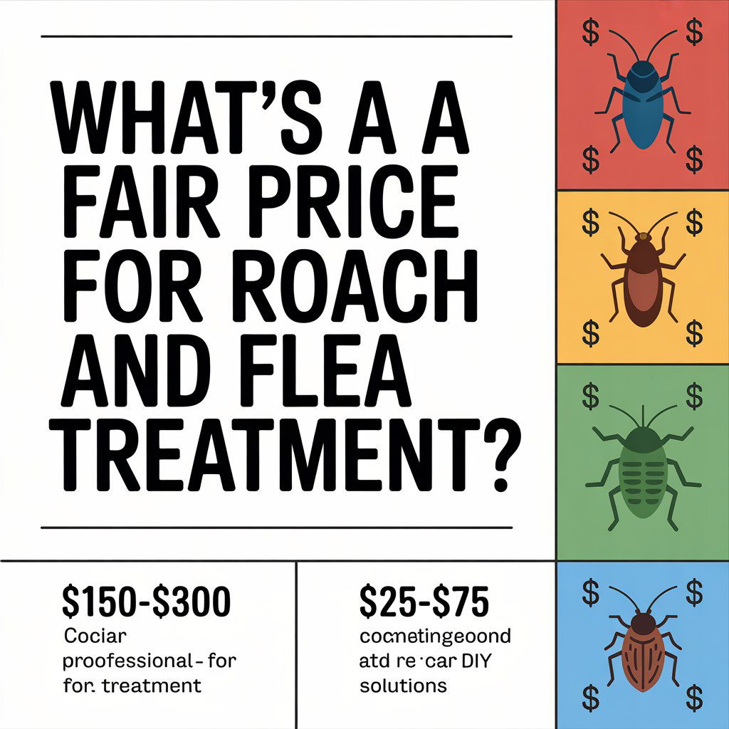 What’s a Fair Price for Roach and Flea Treatment