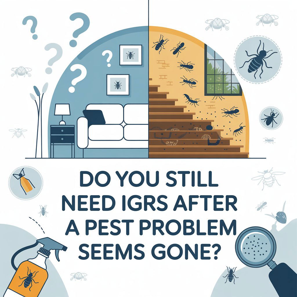 Do You Still Need IGRs After a Pest Problem Seems Gone