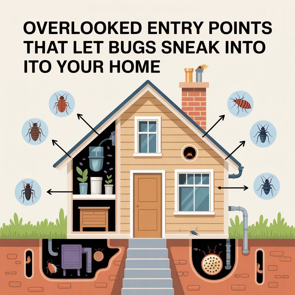 Overlooked Entry Points That Let Bugs Sneak Into Your Home