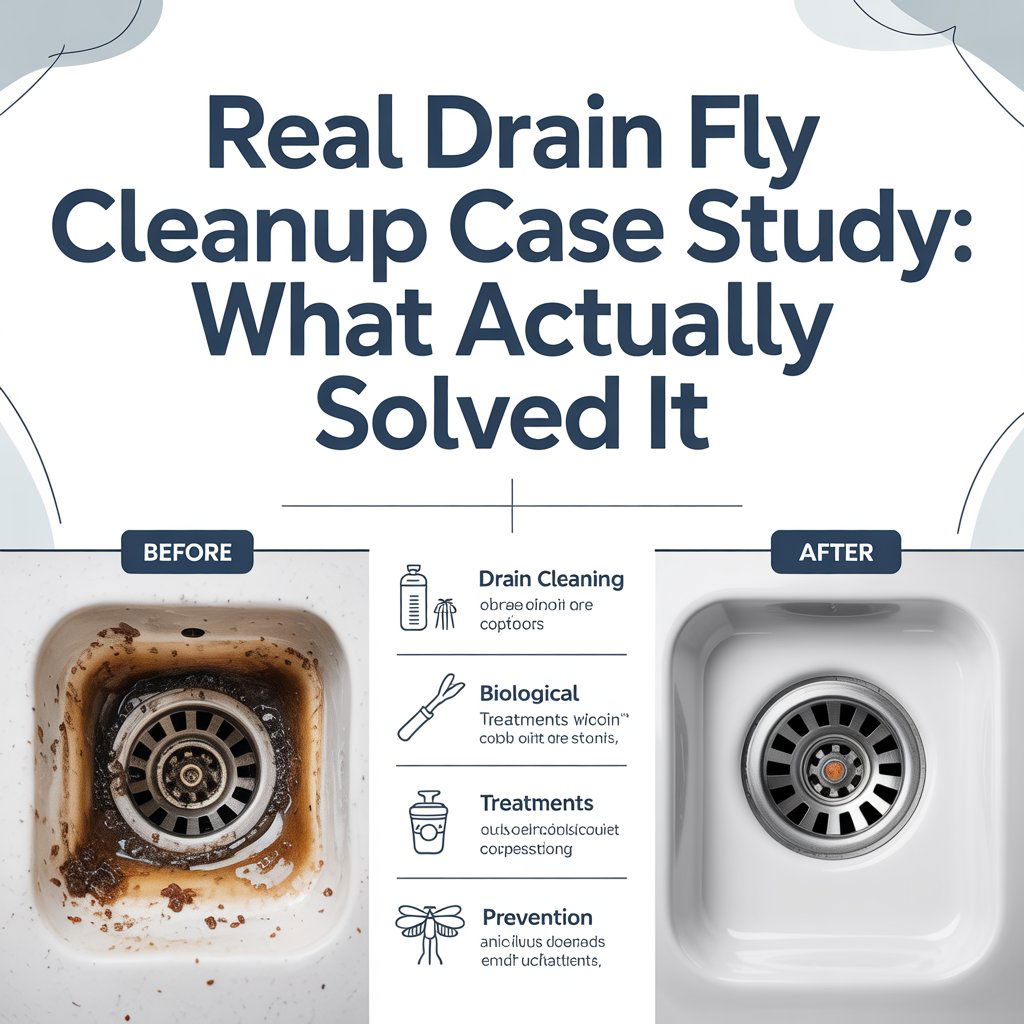Real Drain Fly Cleanup Case Study What Actually Solved It
