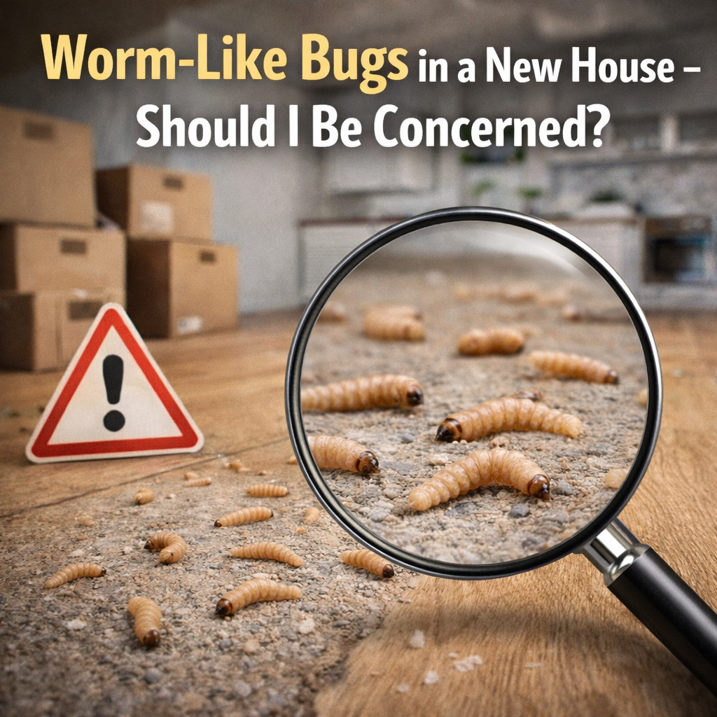 Worm Like Bugs in a New House – Should I Be Concerned
