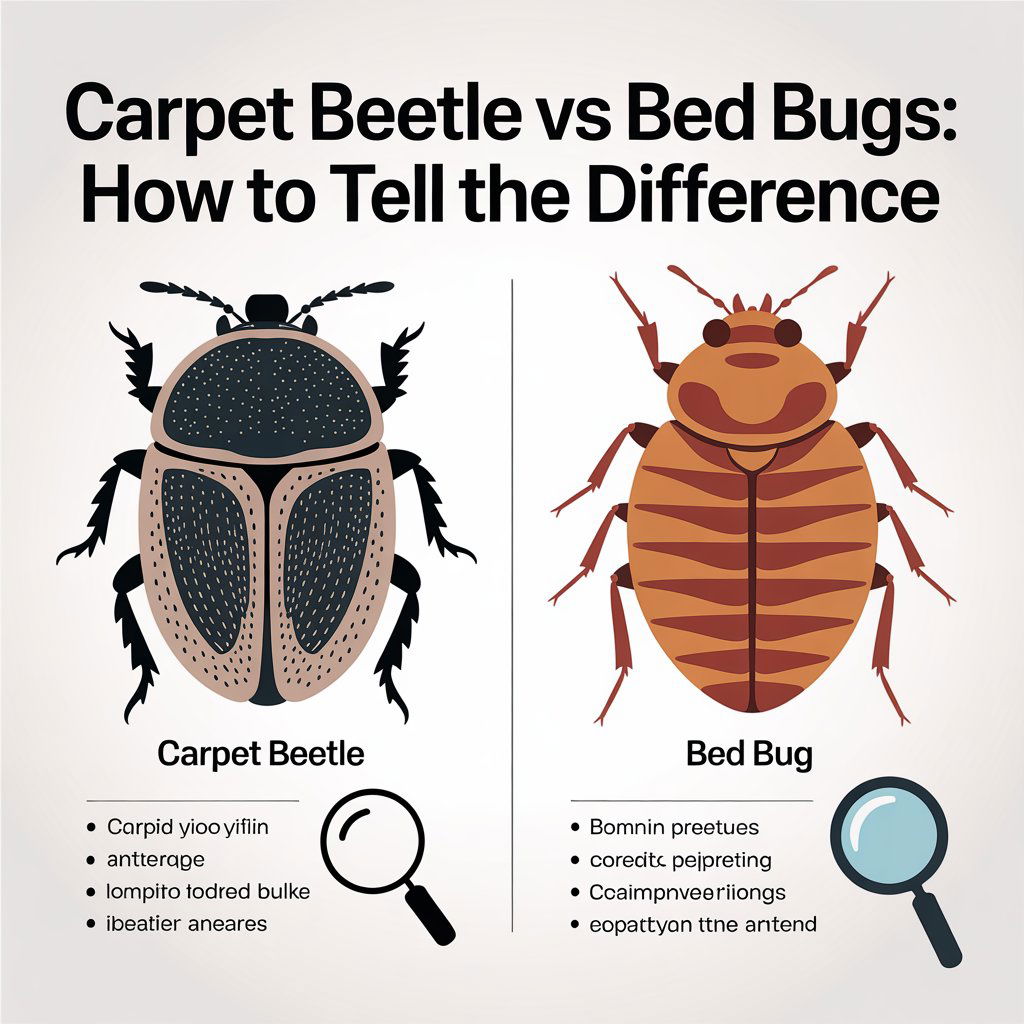 Carpet Beetle vs Bed Bugs How to Tell the Difference