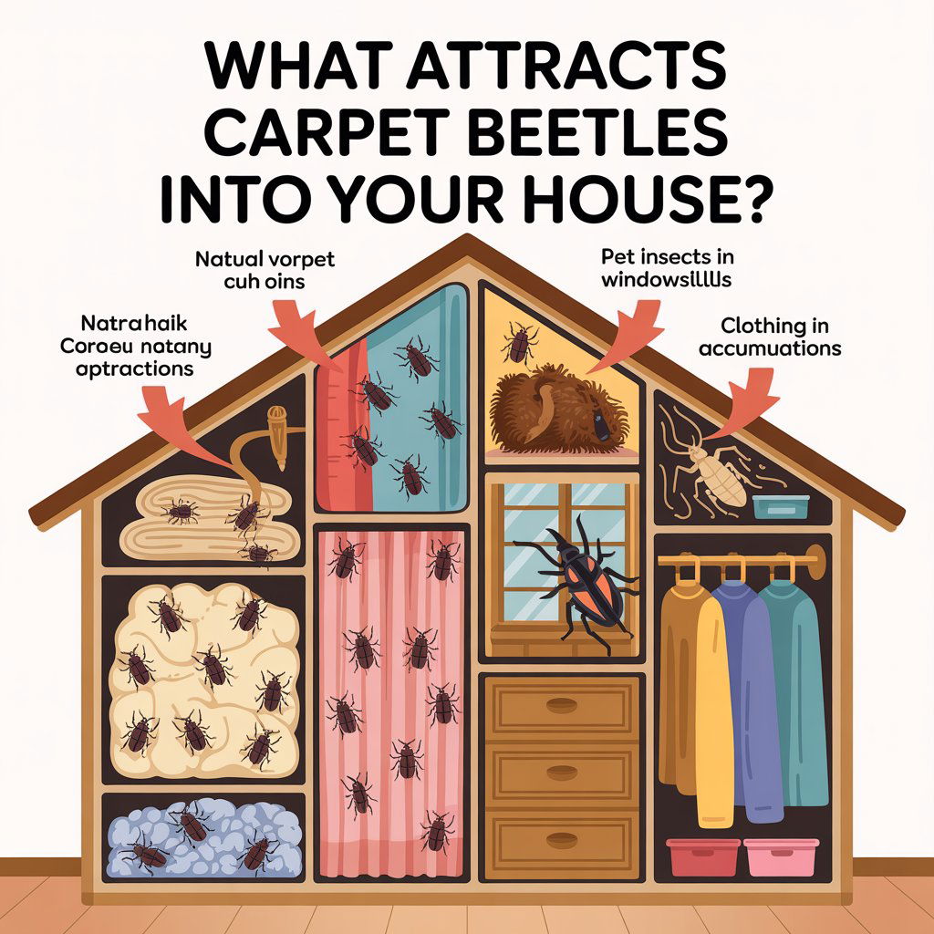 What Attracts Carpet Beetles Into Your House