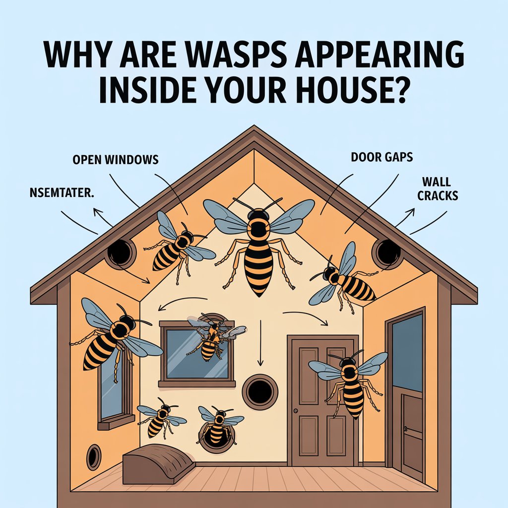 Why Are Wasps Appearing Inside Your House