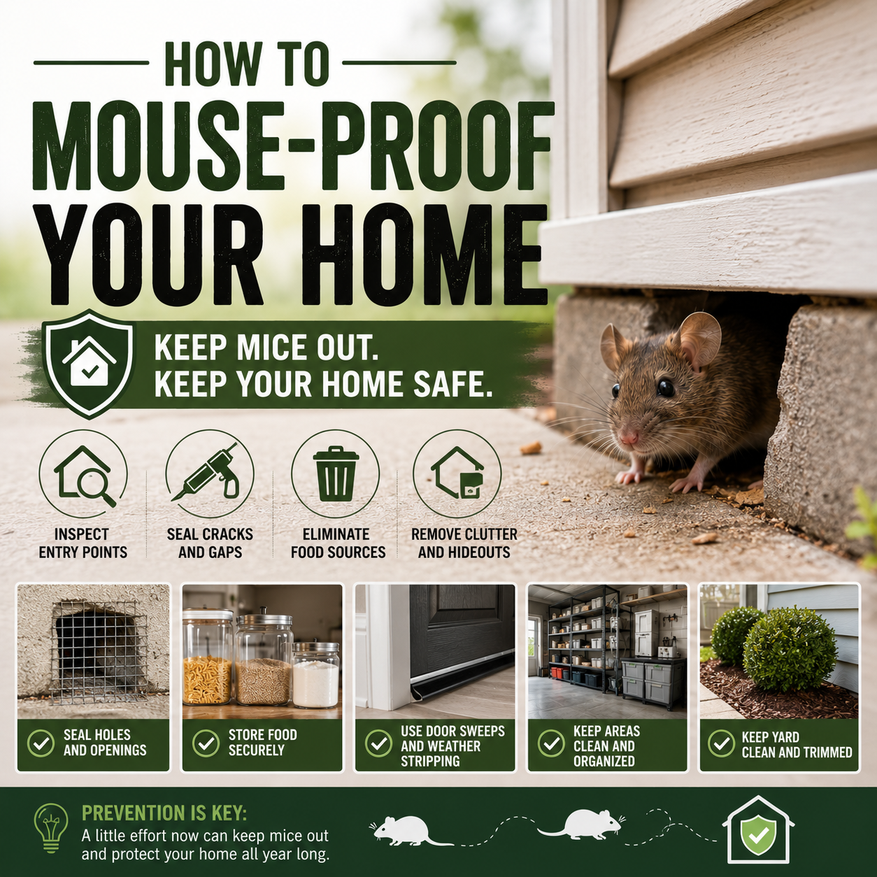 How to Mouse Proof Your Home