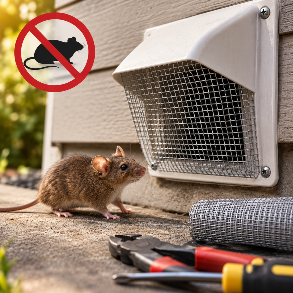 How to Stop Mice From Entering Through Vents